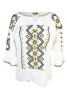 Bluza dama tip ie R 25, marime M, alb/crem