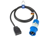 Prelungitor alimentare AS SCHWABE 3G1,5mm&sup2; 1,5m negru 1 priză cod 360488