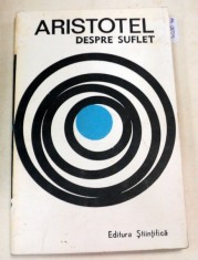ARISTOTEL - DESPRE SUFLET ,1969