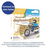 Raspundel Istetel - Cu ce ne deplasam, Carte interactiva ALBI BLACKFIRE, Joc educativ cu sunete, 2+ ani