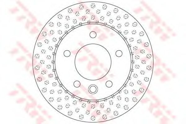 Disc frana MERCEDES SPRINTER 3-t platou / sasiu (903) (1995 - 2006) TRW DF6194S