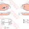 Set placute frana,frana disc MERCEDES E-CLASS T-Model (S211) (2003 - 2009) TRW GDB1542