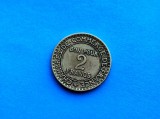 2 Francs 1922 Franța - Monedă veche, Numismatică