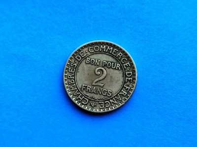 2 Francs 1922 Franta- foto