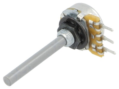 Potentiometru axial 47k&amp;Omega;, linear foto