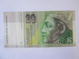 Slovacia 20 Korun 2004 aUNC,bancnota din imagini