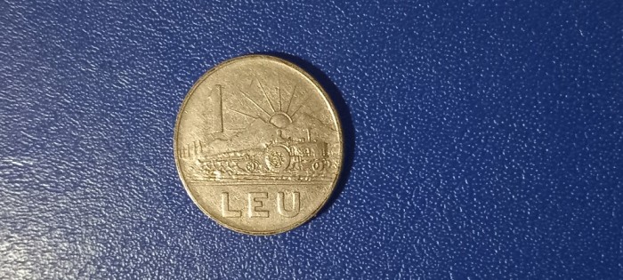 Romania -Moneda Colectie 1 leu RSR 1966