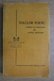 Folclor poetic Cintece si strigaturi din judetul Botosani cu dedicatia editorului
