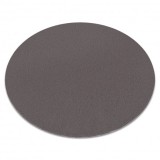 Covor de spalat modern LINDO cerc gri, anti-alunecare, shaggy, cerc 80 cm