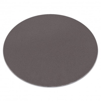 Covor de spalat modern LINDO cerc gri, anti-alunecare, shaggy, cerc 150 cm foto