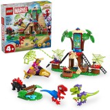 LEGO&reg; Spidey - Infruntarea dintre dinozaurii Spidey si Gobby la casa-sediu din copac 11200, 143 piese
