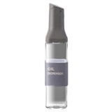 Dispenser pentru ulei, flippy, deschidere si inchidere automata a rezervorul, cu inductie gravitationala, 500 ml, 29.5x6x6 cm, gri