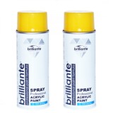 Cumpara ieftin Pachet 2 x Vopsea Spray Brilliante Galben Auriu RAL 1004 400 ml