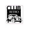 Abtibild &quot;CLUB RETRO&quot; Cod:TAG 054 / T2 Automotive TrustedCars, Oem