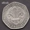 Anglia, Marea Britanie, 2007 50 Pence, Comemorativa, Scouting Movement