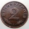 2.909 GERMANIA 2 REICHSPFENNIG 1939 F