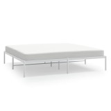 Cumpara ieftin Cadru pat metalic, alb, 183x213 cm