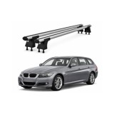 Set bare transversale aluminiu cu prindere in puncte fixe compatibile BMW Seria 3 E91 Touring 2005-2012 negre sau argintii Cod: 120101 Kit 201