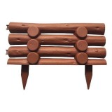 Gard ornamental de gradina, panou din plastic, maro, 44x31 cm GartenVIP DiyLine, Artool