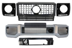 Ansamblu Bara Fata cu Grila Centrala GT-R Panamericana Design Mercedes G-Class W463 (1989-2012) Performance AutoTuning foto