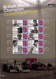 Marea Britanie Anglia automobilism campioni Formula I Smiler sheet MNH