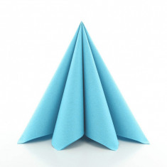 Servetele de masa festive Linclass - Sky (Albastru ciel) / 40 x 40 cm / 50 buc