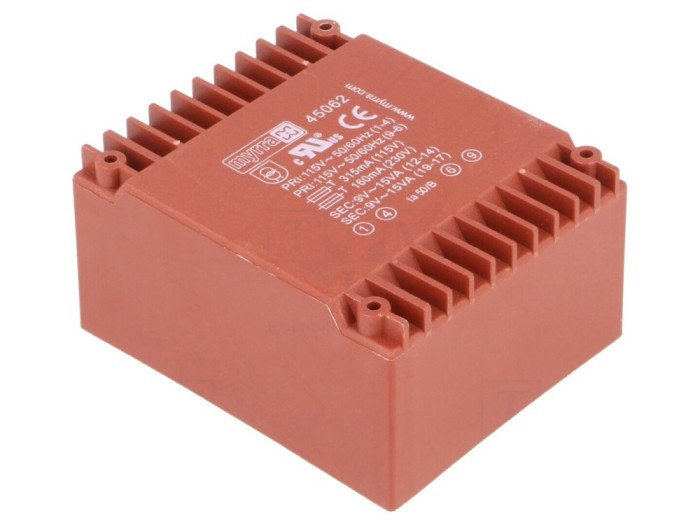 Transformator &icirc;ncapsulat 30VA 9V 9V