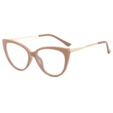 Ochelari Calculator Techsuit Reflex Metal F5018-C4 Nude, Protectie Lumina Albastra, Rame elegante