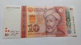 Tadjikistan -10 Somoni 2022-UNC