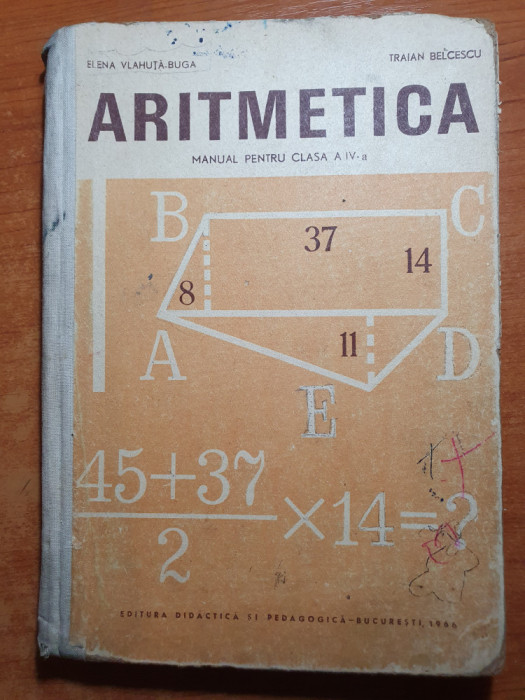 manual de aritmetica pentru clasa a 4-a din anul 1966