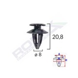 CLIPS TAPITERIE PENTRU AUDI/BMW/SEAT/VW 8X20.8MM - NEGRU SET 10 BUC 61844