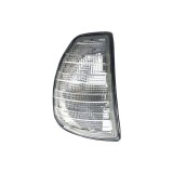 Lampa semnalizare fata Mercedes W123, 01.75-12.85, Alba, are suport bec, omologare ECE, 8207421, Dreapta