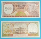 Surinam 500 Gulden 1982 &#039;Revoluția Comunistă&#039; UNC serie: 0801608634 p#129