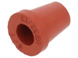 Manşon cauciuc roşu PG9 pentru cabluri, 14,8mm