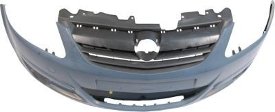 Bara fata Opel Corsa D, 07.2006-01.2011, grunduit, cu locas pentru proiectoare, 6400629