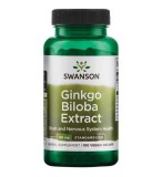 Ginkgo Biloba Extract Standardizat 120 miligrame 100 capsule Swanson