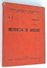 Instructia de miscare - 1961 CFR nr. 5 foto