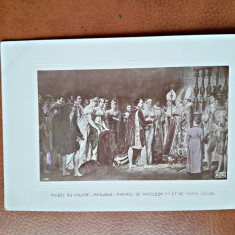 Mariage du Napoleon, reproducere dupa tabloul de la Luvru, tip carte postala