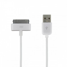 Cablu de date 4World USB 2.0 iPad/iPhone/iPod White foto