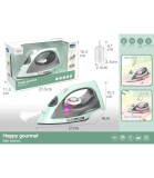Fier de Calcat Jucarie Verde, cu Lumini, Sunete si Apa, Peste 3 ani, Plastic Netoxic, Alimentare Baterii AA