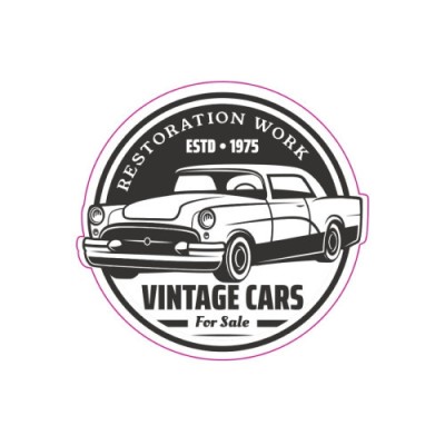 Abtibild TAG RETRO VINTAGE CARS Cod: TAG 017 / T2 Automotive TrustedCars foto