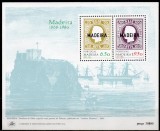 Bloc filatelic Portugalia &ndash; Madeira 1980, 112 ani de la primele timbre ale Madeirei, Michel Block 1, MNH -A50 ms