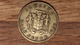 Jamaica - moneda de colectie raruta - 1/2 half penny 1964 - Elisabeta - superba