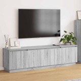 VidaXL Dulap TV cu LED sonoma gri 180 x 38 x 49 cm Lemn compozit