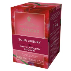 Taylors of Harrogate Sour Cherry Ceai Infuzie, 20 pliculete foto