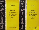 Metode si Mijloace de Verificat si Masurat Vol. 1-2, Al. Moga, Tehnica, 1973, Romana, Carte Tehnica Constructii