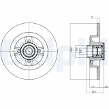 Disc frana Renault Grand Sc&eacute;nic II Motor 1.5 dCi, 1.5 dCi, 1.5 dCi, 1.6, 1.6 Flex, 1.9 dCi, 1.9 dCi, 1.9 dCi, 1.9 dCi, 2.0, 274x11mm, 82.2 mm, OE
