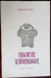 Cumpara ieftin DUMITRU MICU: FRAGMENTE AUTOMITOLOGICE (POEME) [ed. princeps, 1974/tiraj 650 ex]