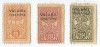 *lot 1116 cu 3 timbre fiscale de asigurari, 1945-1946, NG, Nestampilat