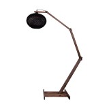Cumpara ieftin Lampadar Gaia E27 maro-negru D30x160cm